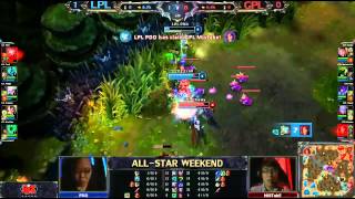 LoL AllStar LPL vs GPL 2nd match FB