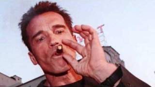 Arnold Schwarzenegger calls live radio shows