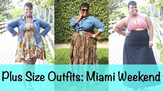 Plus Size Fashion: Miami Beach Weekend Lookbook