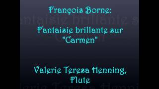 François Borne - Fantaisie brillante sur "Carmen"