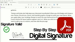 How To Sign Digital Signature In PDF Document | How To Create Digital Signature In PDF Document Free