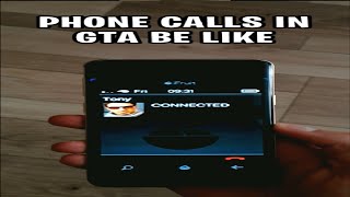 Phone calls in GTA be like😂 #shorts