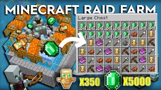 I Made Grand Theft Raid Farm In Minecraft Survival OVER 5000 Emeralds PER HOUR!