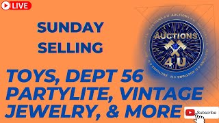 Sunday Selling New Vintage Jewelry, Dept 56, Partylite, Sports, Toys, Clothes & More