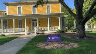 Walking Campus of Iowa Wesleyan University in Mount Pleasant, Iowa