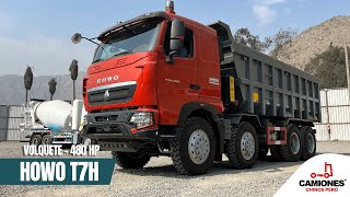 🚚 EL NUEVO MODELO del VOLQUETE HOWO T7H 8X4 - 480HP ¡𝐋𝐋𝐄𝐕𝐀 𝐌𝐀́𝐒 𝐄𝐍 𝐌𝐄𝐍𝐎𝐒 𝐕𝐈𝐀𝐉𝐄𝐒!