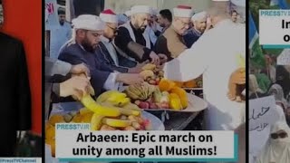 Footage shows Sunni Muslims serving Shia pilgrims during the Arbaeen march