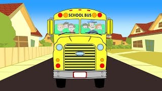 Wheels On The Bus | Classic Nursery Rhyme Sing-along with Lyrics!