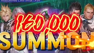 160,000 Crystal Limit Break Draw! Final Fantasy VII Ever Crisi part 1 ( FF7EC )