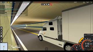 ROBLOX Ultimate Driving Semi Truck Convoy Across HBBT! *Gone Wrong*