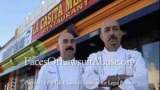 Faces of Lawsuit Abuse Awareness Campaign featuring Jaime & Ramiro - Fall 2011