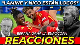 🎙️💥 *LAMINE YAMAL Y NICO WILLIAMS ESTÁN LOCOS* | REACCIONES AL ESPAÑA 2-1 INGLATERRA | FINAL EURO