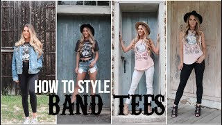 HOW TO STYLE BAND TEES | NOEL LABB