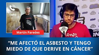 Martín Paredes, ex conductor del subte de la línea B: "Se respira el asbesto y te daña el pulmón"