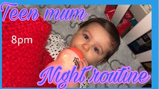 TEEN MUM: Evening Routine With A 10 Month Old Baby 👶🏻 🍼 | VLOGMAS DAY 22 🎄