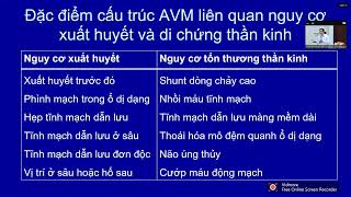 CĐHA DỊ DẠNG MẠCH MÁU NÃO BẨM SINH Ở TRẺ EM | TS. BS. Trần Phan Ninh