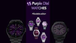 15 affordable purple watches !