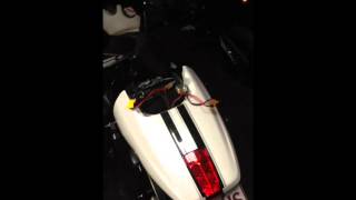 Installing LED indicators on a Harley Vrod Motorcycle