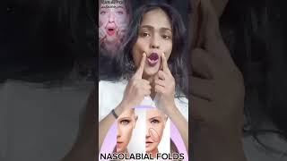 NASOLABIAL FOLD, #smile #FACEYOGA #FACE MASSAGE👍🏽#FATLOOSE YOGA #easy