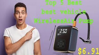 Top 5 Best best vehicle Wireless Air Pump । car Air Compressor ।best Product