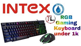 RGB Gaming Keyboard and Mouse | Unboxing and review | Taju logics