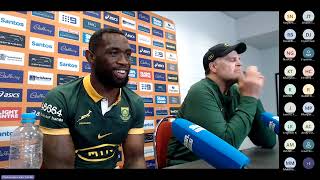 Rassie & Siya after Bok wins vs Aussies