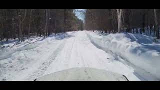 Feb 26th 2022  Trail in the UP near Bay Mills.