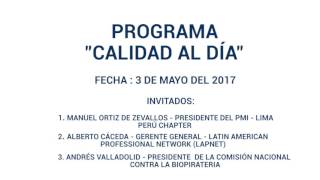 Calidad al Día - 03 de mayo del 2017