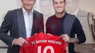 Coutinho arrives Bayern Munich