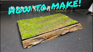 How to make a diorama base. #modelkit #diorama #crafting