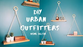 DIY URBAN OUTFITTERS MACRAME SHELF // AFFORDALE + EASY !!