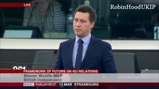 Steven Woolfe says the EU is running scared