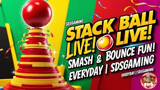 🔴 Live Stack Ball Challenge! Bounce into Action with @SDSGAMING.