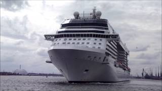 Celebrity Eclipse leaving Southampton 23.4.12