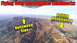 Flying Over Los Angeles Landmarks in a Small Plane