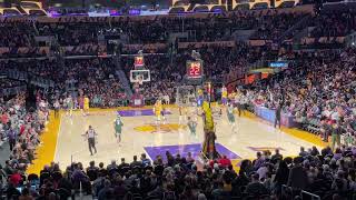 Malik Monk 3 pointer / Los Angeles Lakers vs Milwaukee Bucks from 2/8/22