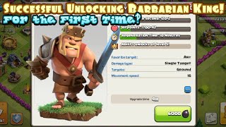 The Barbarian King! - Unlocking in Clash of Clans | ArdyKyronGaming