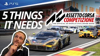 5 Things We NEED in Assetto Corsa Competizione on PS5