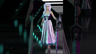 The Snow Queen - new 3d character  #digitalfashion #3dclo #digitaldesign #3dpatterns #3dfashion