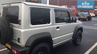 Suzuki-Jimny windows and lights tinted