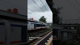 Soekarno Hatta Airport Train #keretaapi #krlcomuterline #railfans #krlindonesia #keretabandara