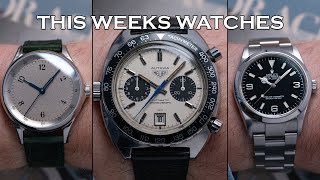 This Weeks Watches - Heuer Autavia Siffert, AnOrdain White Gold, Rolex Explorer 1 & More [EP101]