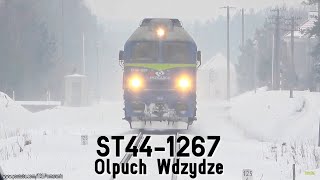 ST44-1267 powoduje śnieżną zamieć przelatując przez Olpuch Wdzydze // ST44-1267 causing a snowstorm