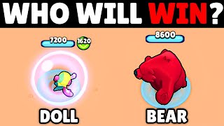 Doll vs Bear ? (New Brawler Experiment) #sneakpeek