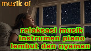 musik relaksasi instrumental piano lembut dan nyaman | musik ai