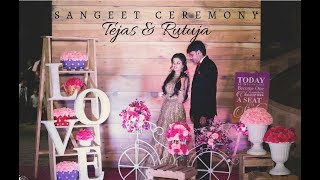 | Sangeet Dance Ceremony | Rutuja & Tejas | Marathi-Gujarati wedding-sangeet Teaser | CK Photography