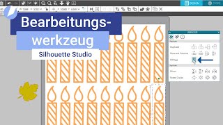 Silhouette Studio I Bearbeitungswerkzeuge