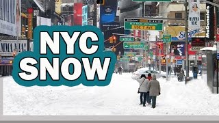 Snow Storm in New York City