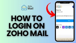 How to Login on Zoho Mail 2024?