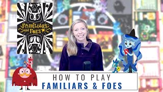 Kickstarter Preview: Familiars and Foes | How to Play | Playthrough | Family and Solo Board Game